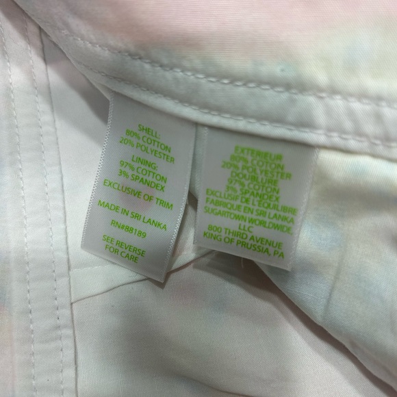 Lilly Spulitzer multicolor mini Skirt Size 00 - Picture 8 of 11